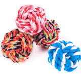 Dog Cat Entertainment Rolling Pet Cotton Rope Ball