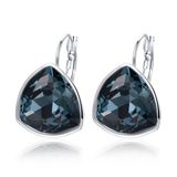 Fashion Jewelry Rhinestone Triangle Stud Earrings Made with Austria Crystal