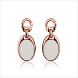 VAGULA Rose Gold Plated Fashion Acryl Stud Earring