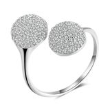 Micro Paved Setting Cubic Zirconia Ring Fashion Jewelry Eternity Ring