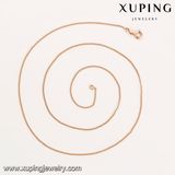 43887 Hottest Xuping Fashion Jewelry 18K Gold-Plated Flower Women Necklace in Environmental Copper Alloy