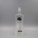 Frosted Distilled Hard Liquor Glass Wine Bottles