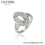 11717 Top Quality Xuping Elegant Shinney Diamond Ring with Flower Shaped