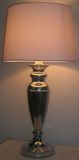 Phine Pd0006-01 Metal Desk Lamp with Fabric Shade