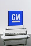 Trafalgar Square Blue & Clear Crystal Award (#5385)