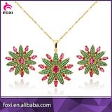 Wholesale Foxi Jewelry Brass CZ Gold Jewelry Sets for Women