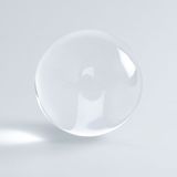 100mm Clear Acrylic Ball Contact Juggling Ball with Protection Bag