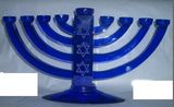 Middle East Blue Crystal Candlestick Trophy