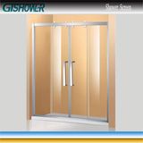 Stainless Steel Frame 1600 Large Majestic Shower Screen (BP0242)