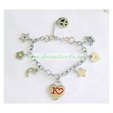 Charms Bracelet Metal Wristband (HK-WB457)