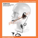 Two Way Radio D Shape Earpiece With Boom Microphone (REMB-0322)
