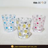 Custom Logo Water Drinking Cup Clear Glass Jar