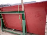 Nano Crystallized Stone Red Panel Big Slab for Floor and Wall Paving