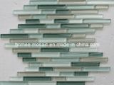 linear bullet crystal glass mosaic wall tile