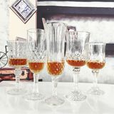 150ml 170ml 200ml Diamond Model Glass Goblet for Glass Wine Cup Drinking