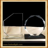 Blank Custom Transparent Crystal Glass Trophy
