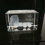 Christmas Gift 3D Laser Engraving Crystal Cube