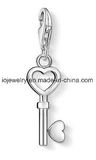 Heart Key Charm for Personalized Jewelry