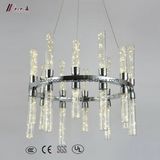 Simple Design Lighting Aluminium Crystal Pendant Lamp