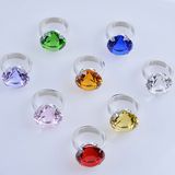 40mm Small Colorful Crystal Diamond Napkin Ring for Decoration