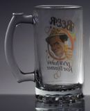 1 Litre Mini Sublimation Beer Mug Glass Jug with Handle