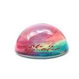 Wholesale Best Selling Products Glass Photo Paperweight Hx-8377