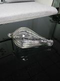 Glass Bottle Hummingbird Feeder