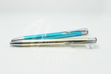 Promotion Aluminum Click Pen with Silver String