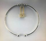 Fashion Sterling Silver Bangle with Open & Close Lock