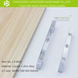 Luxury Various Sizes Diamond Zinc Modern Furniture Handles