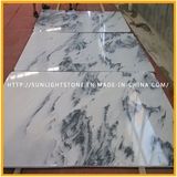 Polished New White Marble Tiles for Kitchen/Bathroom Floor and Wall
