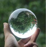 80mm Clear Decorative Crystal Ball with Crystal Stand