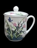 Red Orchid Elegant Cup