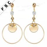 Europe Style Unique Design Crystal Fancy Drop Earrings Jewelry