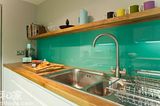 Tempered Painted Glass for Splashback Panel