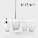 Transparent Polyresin Bathroom Accessories Set (WBP0244C)