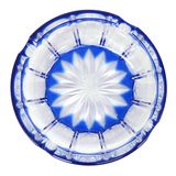 Blue Crystal Glass Mould Ashtray