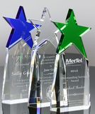 New Design Inspiration Star Crystal Trophy