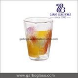 3oz Double Wall Glass with Decal Design