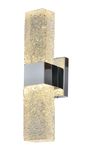 Decorative Up and Down LED Crystal Wall Sconce Light