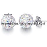 Fashion Jewelry Steel Single Ball 8mm Stud Earring