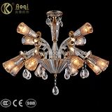 Modern Amber Crystal Chandelier Light