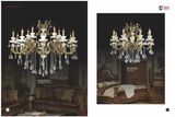 Jade Anti-Brass Zinc Alloy Chandelier Lights
