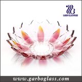 Lotus Flower Shaped Colored Glass Bowl