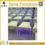 Strong Knock Down Stacking Transparent Resin Phoenix Chair