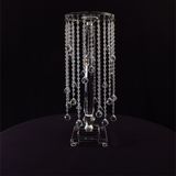 Wedding Suppliers Decorative Cheap Crystal Flower Stand and Candleholder Centerpeices for Event