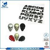 Customized Colored Metal Decal Labels Stickers