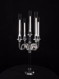 Jingyage Crystal Glass Candleholder Wedding Decoration