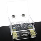 Clear Acrylic Eyelash Holder for Cosmetic Organizer Beauty Storage