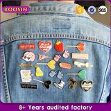 Boosin Factory Custom Gold Plated Lovely Metal Enamel Lapel Pins